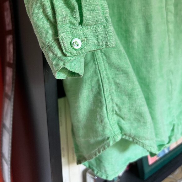 Linen 3/4 sleeve shirt - Picture 3 of 8